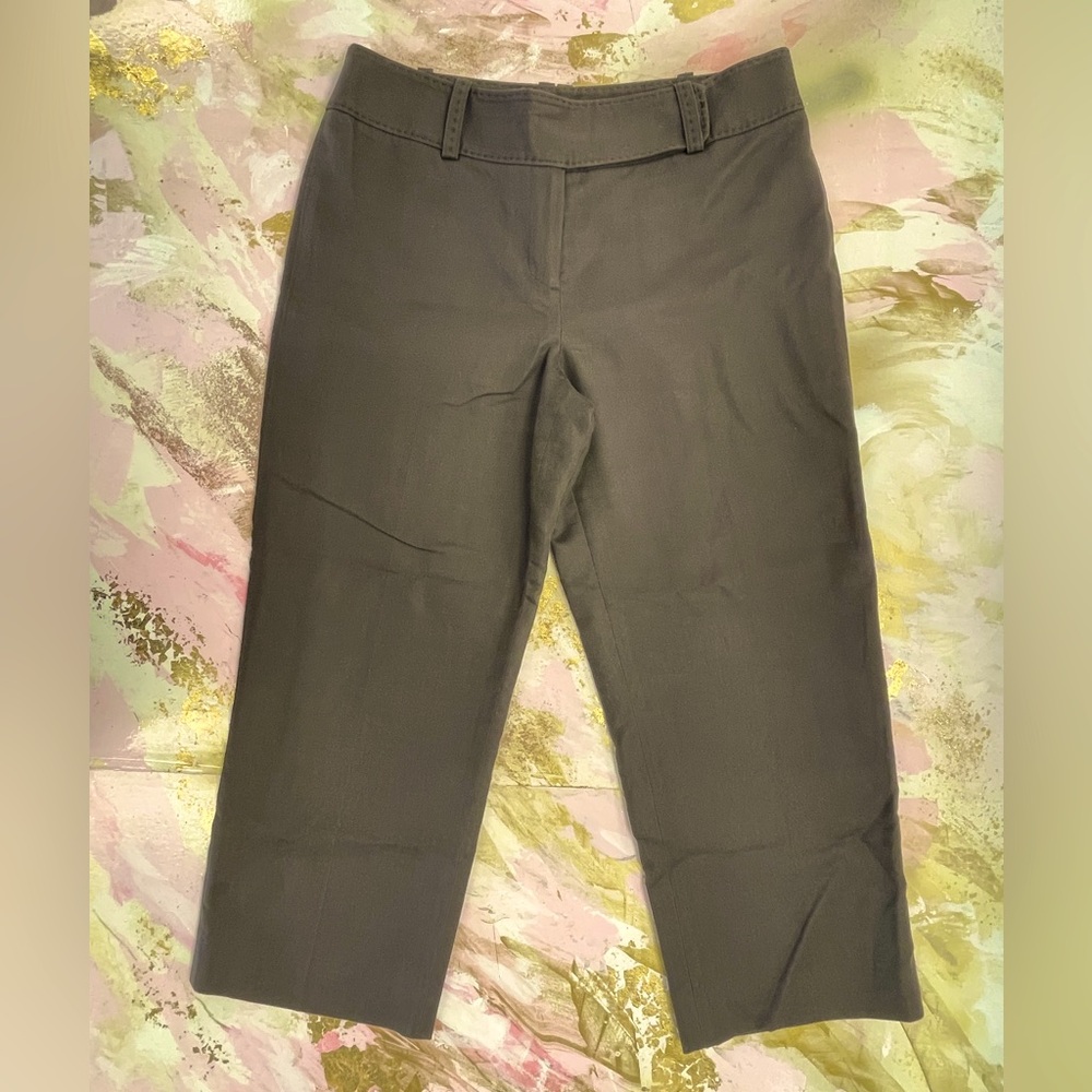 Ann Taylor brown crop pants / trousers 4